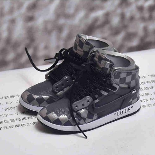 신발 미니어쳐 Nike Air Jordan 1 AJ1 Off-white LV black gray MT-0048